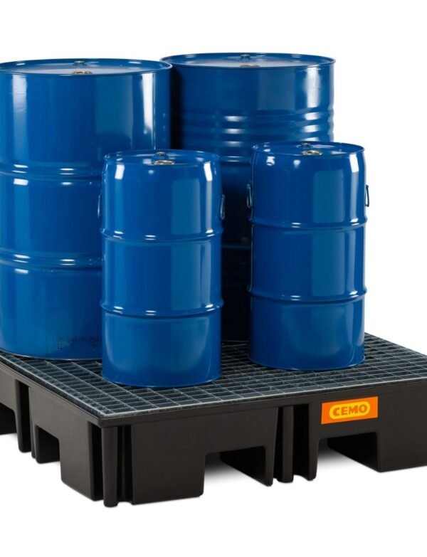 PE sump pallet 220/2 with PE grating